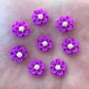 Picture of Purple Flower Gems - 13mm (8 pc.) (FG-Purple)
