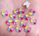 Picture of Colorful Butterflies Gems 10mm (15 pc) (CBG-15) 