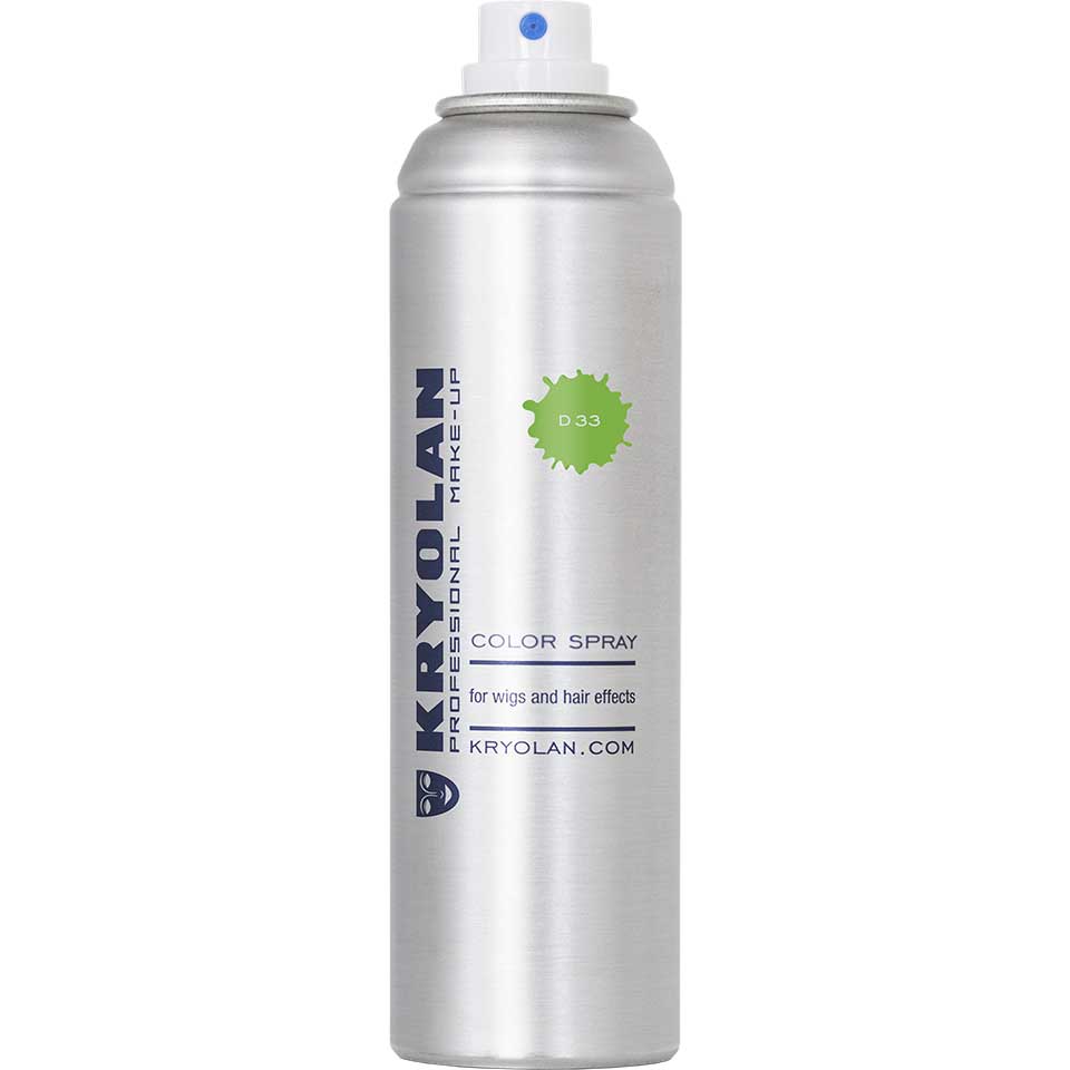Picture of Kryolan Color Hairspray Aerosol - Green (D33) - 150ML