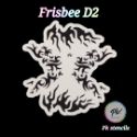 Picture of PK Frisbee Stencils -  Flames - D2