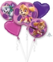 Picture of Balloon Bouquet - Paw Patrol Skye and Everest (5 pc)