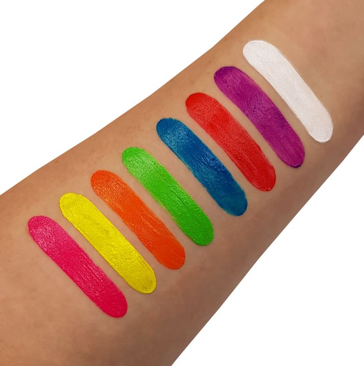 Moon Glow - Neon UV Body Crayons - White