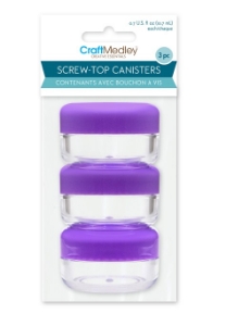 Stackable Containers, Screw Stack Canisters