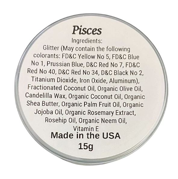 Picture of Amerikan Body Art Chunky Glitter Creme - Pisces (15 gr)