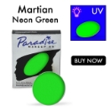Picture of Mehron Paradise Neon UV  Green Face Paint - Martian (8g)