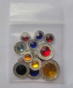 Picture of Double Round Gems Variety - Assorted colors and sizes - 10-20 mm  (14 pc.) (AG-DRV)