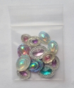 Picture of Double Oval Gems Mix - Assorted colors and sizes - 13-18 mm  (14 pc.) (AG-DOM)
