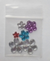 Picture of Flower Gem Set with 2 Jumbo Flowers - Assorted colors and sizes - (6 pc.) (FG-2Jumbo)