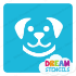 Picture of Dog Face Glitter Tattoo Stencil - HP-400 (5pc pack)