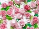 Picture of Rose Gems - Roses & Leaves Mixed Sizes and Colors Assortment (30 pc.) (FG-AD7)