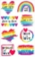 Picture of Pride Day Rainbow Temporary Tattoos ( 10 sheets) WS-A111