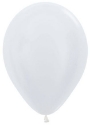 Picture of 05" Satin White 405 - Round Balloons (50pcs)